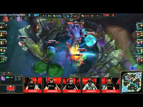 IMT vs TSM Highlights   IMMORTALS vs TEAM SOLOMID Game 1 NA LCS Playoffs   SPRING 2016 Semifinal #2