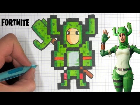 Tuto Pixel Art Skin Cactus Fortnite Netlab