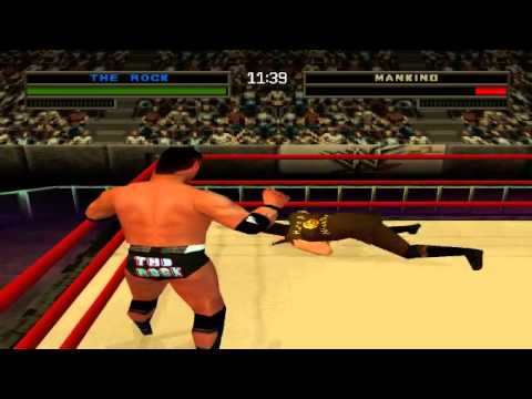 WWF/WWE Warzone - Challenge Mode With The Rock (PS1)