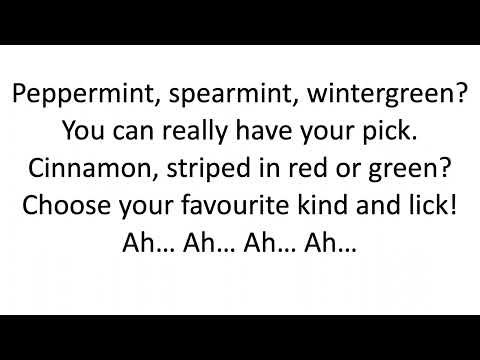 The Candy Cane Twist Lyric Video