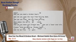 How Can You Mend A Broken Heart - Michael Buble / Bee Gees / Al Green Vocal Backing Track
