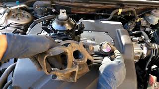 how to replace rear motor mount Acura TL 3.2L