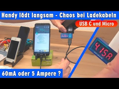 Handy lädt langsam - Chaos bei Ladekabeln USB C und Micro - schnellladen oder gar nicht