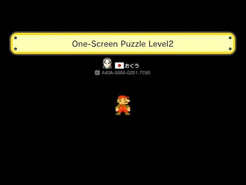 Super Mario Maker - One-Screen Puzzle Level2