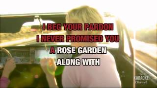(I Never Promised You A) Rose Garden in the Style of &quot;Martina McBride&quot; with lyrics (with lead vocal)