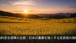 食料安全保障の全貌：日本の農業を強くする自民党の挑戦