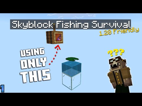 Is it Possible to Beat Skyblock by just Fishing? | Part 1