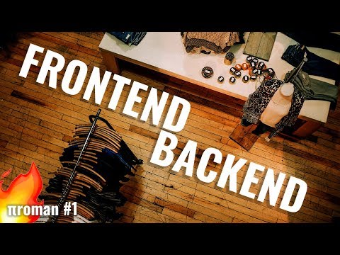 Frontend vs Backend 🔥 πroman #1 🔥 hello roman