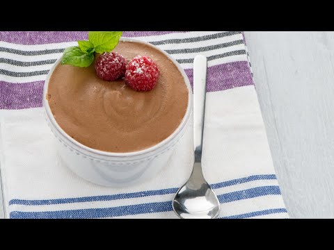 Recette : Mousse au chocolat au lait de coco
