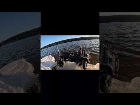 Даже рыбы замерли, но VOLVO не спас 😢  #4x4 #rcoffoad #offroad