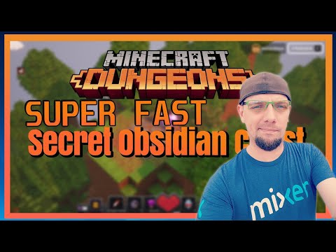 Minecraft Dungeons Secret Obsidian Chest Farm - SUPER FAST