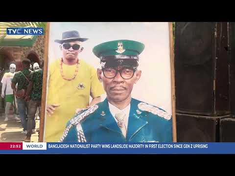 Super Eagles Captain Wilfred Ndidi Buries Father In Delta State
