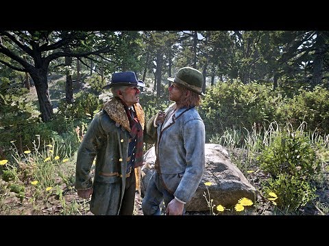 Hosea Kicks Sean back to Work / Hidden Dialogue / Red Dead Redemption 2