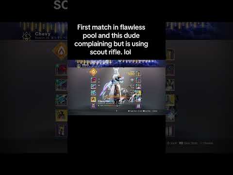 Destiny 2 First match in flawless pool and this dude complaining. #trialsofosiris #pvp #destiny2pvp