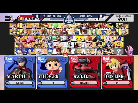 Sm4sh@Mines 82 - T2|Miiks + T2|NWin Vs. BigRed + Dusty - Doubles Winners Quarterfinals