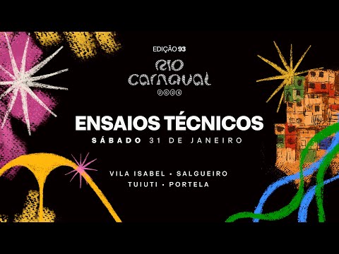 ENSAIOS TÉCNICOS - DIA 2 | Transmissão Oficial  Rio Carnaval