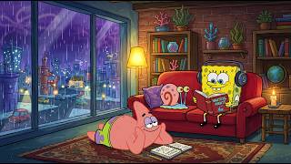 【Focus Mode】One page at a time... you'll get there. 📖 ~ Rainy SpongeBoy Lofi for Deep Focus ☕