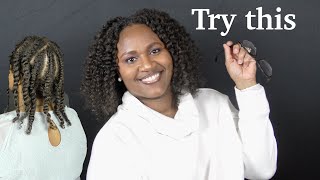 Lo-fi Flat Twist Out on Fine natural hair | ft. Hair Nimation