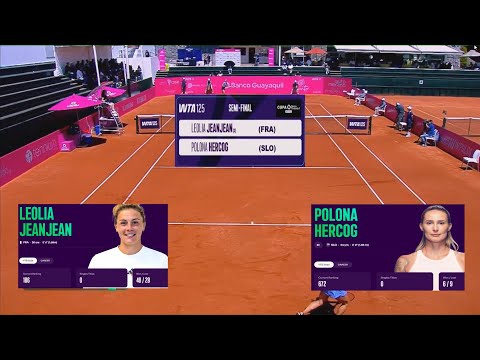 (3) Leolia Jeanjean (FRA) vs Polona Hercog (SLO) - Game, Set, Match