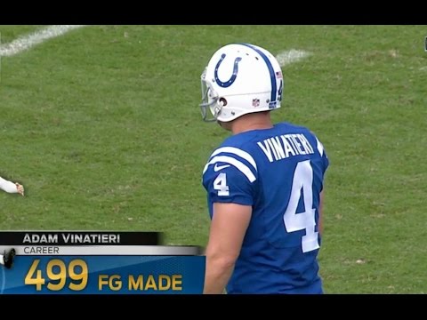 Adam Vinatieri's 500th Career Field Goal || 500 Subscribers Thank You