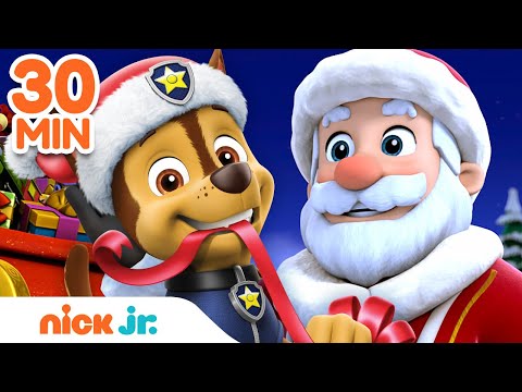 PAW Patrol Pups Save Christmas! 🎁 w/ Rocky, Rubble & Marshall | Nick Jr.