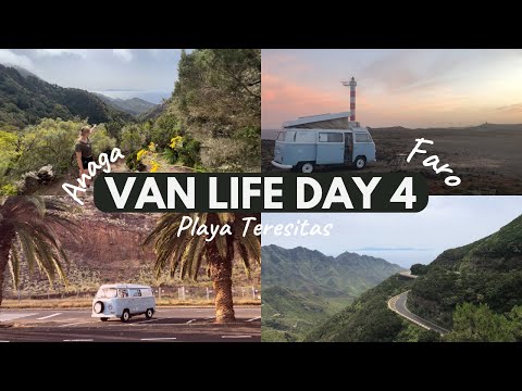 Tenerife Van Life Day 4 - Anaga Tenerife Hike and Lighthouse Camping