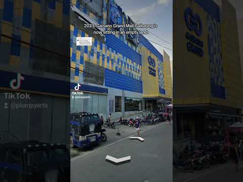 Antes e agora: Gaisano Grand Mall Calbayog