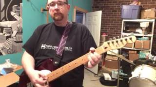 Video thumbnail for Midnight Wine MIM Tele With EMG T Set by Rob Carter