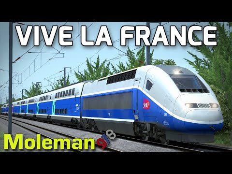 Vive La France! | TS2016 | SNCF TGV Duplex | LGV: Marseille - Avignon