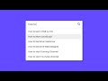 Search Bar with Auto-complete Search Suggestions using HTML CSS & JavaScript