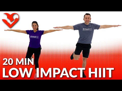 Low Impact HIIT Workout for Beginners - 20 Min Beginner Low Impact Cardio HIIT No Jumping at Home