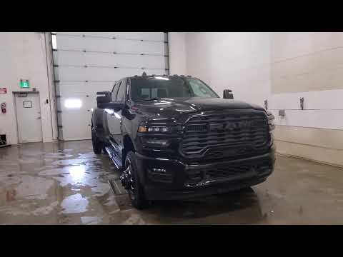 2026 Ram 3500 Big Horn 4x4 Crew Cab 8' Box in Black for sale at Indian Head Chrysler Dodge Jeep Ram Ltd. in Indian Head, SK