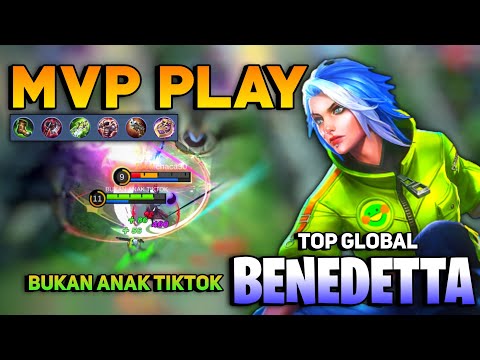 MVP PLAY! Benedetta Monster Offlane [ Top Global Benedetta Best Build ] By BUKAN ANAK TIKTOK - MLBB
