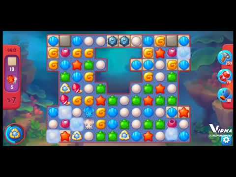 Fishdom. 9612 hard level no boosters and diamonds. 13 moves