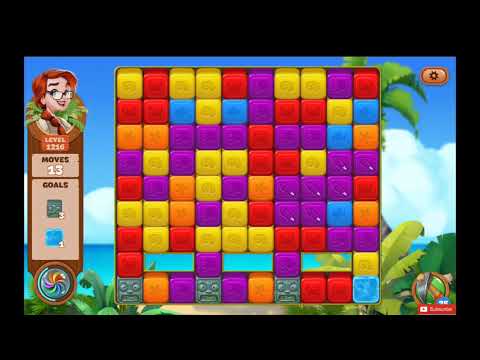 Lost Island Blast Adventure Level 1216 NO BOOSTERS - A S GAMING