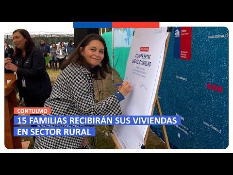 En sector rural de Contulmo 15 familias recibirán sus viviendas