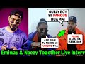 Emiway & Naezy Live Interview Together Talking about Indian Rap Culture and Gully boy movie !