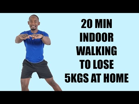 20 Minute Easy Walk at Home Exercise for Weight Loss 200 Calories