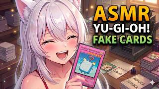 ASMR Reading Old Fake Yu-Gi-Oh! Cards✨