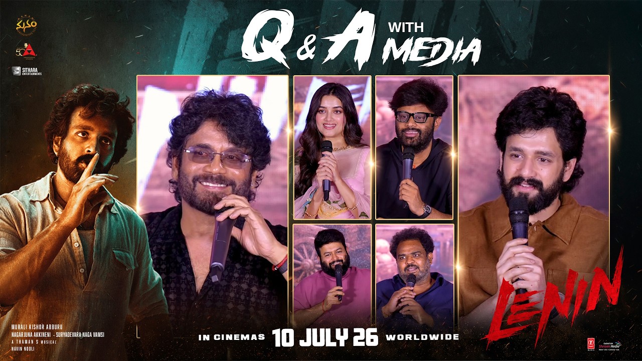 Q&A With Media at LENIN Press Meet | Akhil Akkineni | Bhagyashri Borse | Nagarjuna | Shreyas Media