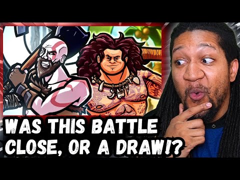 Kratos vs Maui - RAP BATTLE! ( Freshy Kanal ) | Reaction!