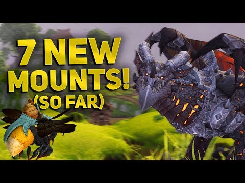 7 NEW Mounts in Patch 8.2.5 & How To Get Them | WoW BfA 8.2.5 Mount Guide