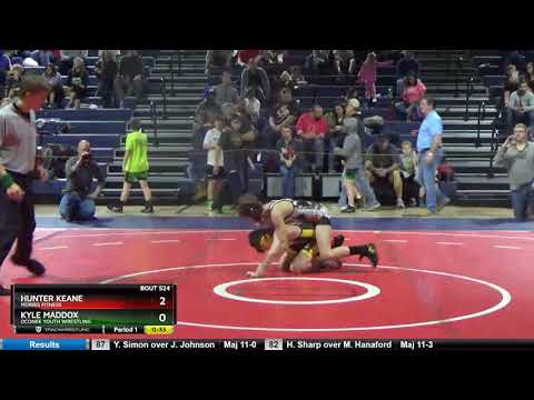 12U 82 Hunter Keane Morris Fitness Vs Kyle Maddox Oconee Youth Wrestling