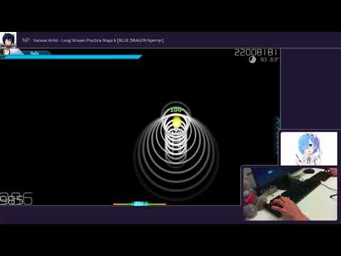 191 BPM stream practice map A 93% FC (1600 circles in 3 mins)