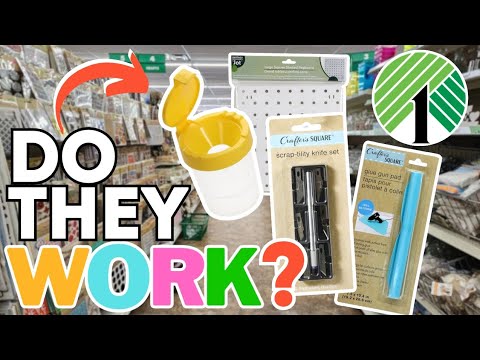 I TRIED 🤯 10 Dollar Tree Crafting Tools ..... Do They Really Work?