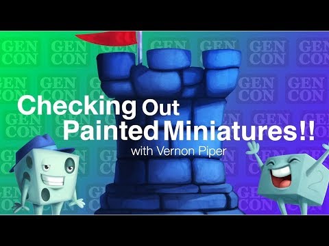 Checking out Painted Miniatures at Gen Con 2019 - with Vernon Piper