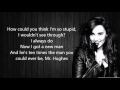 Demi Lovato - MR. HUGHES Lyrics 