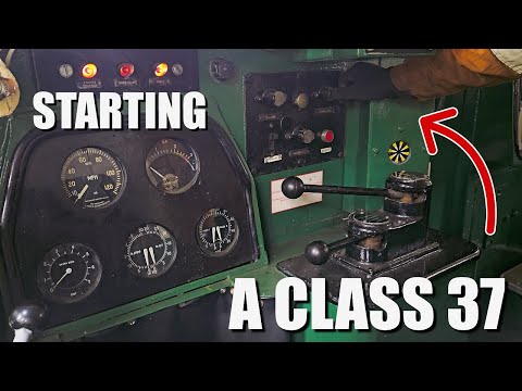 Starting a Class 37 Railway Loco
