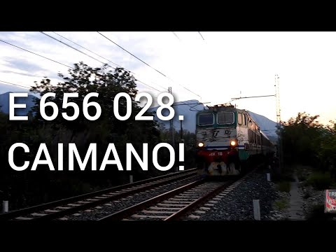 TreniMisterJazz. Intercity notte 1954 Palermo- ROMA. E656 028 CAIMANO