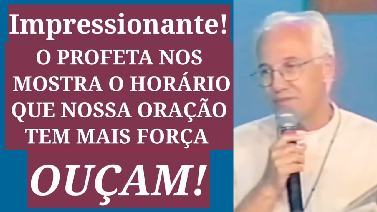 O Profeta Nos Mostra o Horário Que a Oração Tem Mais Força.